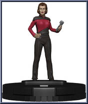 Ensign Ro Laren from Star Trek - HeroClix - Away Team: Next Generation manufactured by WizKids [Loose]