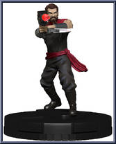 Mirror William Riker from Star Trek - HeroClix - Away Team: Next Generation manufactured by WizKids [Loose]