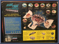 U.S.S. Enterprise NCC-1701-D from Star Trek - Innerspace - Mini Playsets manufactured by Playmates [Back]