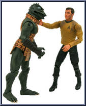Arena (Battle-Scarred Kirk / Gorn Captain) from Star Trek - Original Series - Dilithium Collection manufactured by Diamond Select [Loose]