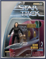 Keiko O'Brien from Star Trek - Warp Factor - Series 4 manufactured by Playmates [Front]