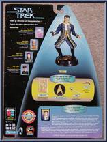 Trelane from Star Trek - Warp Factor - Series 4 manufactured by Playmates [Back]
