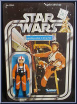 Luke Skywalker (X-Wing Pilot) from Star Wars - Basic Series manufactured by Kenner [Front]