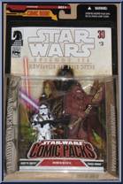 Kashyyyk Trooper & Wookiee Warrior (Revenge of the Sith) from Star Wars - 30th Anniversary Collection - Comic Packs - Wal-Mart Exclusives manufactured by Hasbro [Front]