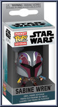 Sabine Wren from Star Wars - Ahsoka - Pop! Keychains manufactured by Funko [Front]