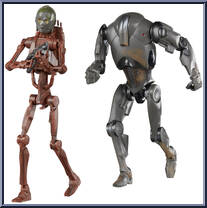 C-3PO (B1 Battle Droid Body) / Super Battle Droid Action Figure