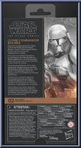 Clone Commander Bacara from Star Wars - Black Series (2020) - Revenge of the Sith manufactured by Hasbro [Back]