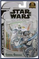 General Grievous from Star Wars - Black Series (2020) - Clone Wars 2D Micro Series manufactured by Hasbro [Front]