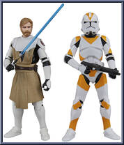 Obi-Wan Kenobi / Clone Trooper (212th) from Star Wars - Black Series (2020) - Clone Wars manufactured by Hasbro [Loose]