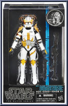 Clone Commander Cody (Revenge of the Sith) from Star Wars - Black Series - Blue - 6" Scale manufactured by Hasbro [Front]