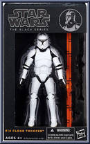 Clone Trooper (Attack Of The Clones) from Star Wars - Black Series - Orange - 6" Scale manufactured by Hasbro [Front]