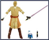 Mace Windu from Star Wars - Black Series - Orange - 3.75" Scale manufactured by Hasbro [Loose]
