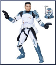 Clone Commander Wolffe from Star Wars - Black Series - Red - 6" Scale - Exclusives manufactured by Hasbro [Loose]