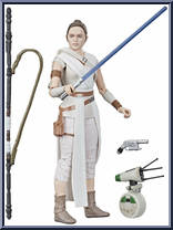 Rey & D-O from Star Wars - Black Series - Red - 6" Scale manufactured by Hasbro [Loose]