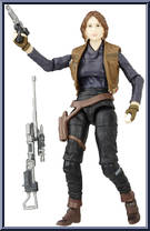 Sergeant Jyn Erso from Star Wars - Black Series - Red - 3.75" Scale - Wal-Mart manufactured by Hasbro [Loose]