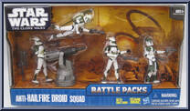 Anti-Hailfire Droid Squad from Star Wars - Clone Wars (2008) - Battle Packs manufactured by Hasbro [Front]