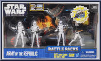 Army of the Republic from Star Wars - Clone Wars (2008) - Battle Packs manufactured by Hasbro [Front]