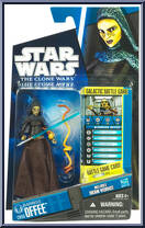 Barriss Offee from Star Wars - Clone Wars (2008) - Battle Game Cards manufactured by Hasbro [Front]
