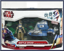 Battle Droid / Armored Scout Tank from Star Wars - Clone Wars (2008) - Vehicles manufactured by Hasbro [Front]