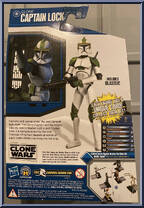 Clone Captain Lock from Star Wars - Clone Wars (2008) - Exclusives manufactured by Hasbro [Back]