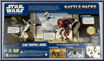 Clone Trooper & Droids from Star Wars - Clone Wars (2008) - Battle Packs manufactured by Hasbro [Back]