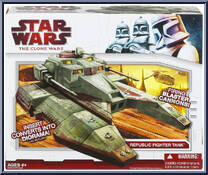 Republic Fighter Tank from Star Wars - Clone Wars (2008) - Vehicles manufactured by Hasbro [Front]