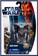 Aqua Droid from Star Wars - Clone Wars (2012) - Darth Maul Package manufactured by Hasbro [Front]