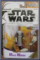 Mace Windu from Star Wars - Clone Wars (Animated) - Animated Series manufactured by Hasbro [Front]