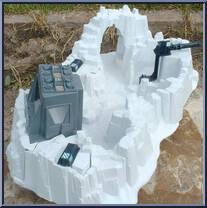 Imperial Attack Base from Star Wars - Empire Strikes Back - Playsets manufactured by Kenner [Loose]