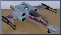 X-Wing Fighter (Battle Damaged) from Star Wars - Empire Strikes Back - Vehicles manufactured by Kenner [Loose]