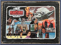 Action Figure Collector's Case (Yoda on Right) from Star Wars - Empire Strikes Back - Accessories manufactured by Kenner [Loose]