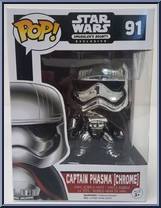 Captain Phasma (Chrome) from Star Wars - Force Awakens - Pop! Vinyl Figures manufactured by Funko [Front]