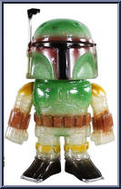 Glittered Boba Fett from Star Wars - Hikari Sofubi manufactured by Funko [Loose]