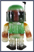 Glittered Boba Fett from Star Wars - Hikari Sofubi manufactured by Funko [Loose]