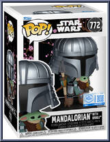 Mandalorian with Grogu (Impressions) from Star Wars - Pop! Vinyl Figures manufactured by Funko [Front]