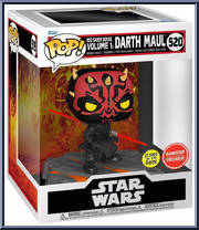 Red Saber Series Volume 1: Darth Maul (Glows in the Dark) from Star Wars - Pop! Vinyl Figures manufactured by Funko [Front]