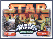 4-LOM / Bossk from Star Wars - Galactic Heroes - Wave  3 manufactured by Hasbro [Front]