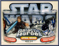 Dark Side Anakin / Clone Trooper from Star Wars - Galactic Heroes - Wave  7 manufactured by Hasbro [Front]