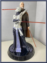 Asajj Ventress and Count Dooku from Star Wars - Statues manufactured by Gentle Giant [Loose]