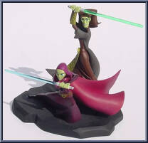 Barriss Offee and Luminara Unduli (Clone Wars) from Star Wars - Maquettes manufactured by Gentle Giant [Loose]