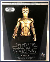C-3PO (McQuarrie Concept) (Deluxe) from Star Wars - Mini-Busts manufactured by Gentle Giant [Front]