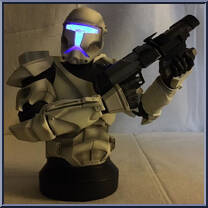Republic Commando (Light-Up Visor) from Star Wars - Mini-Busts manufactured by Gentle Giant [Loose]