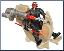 Sith Speeder & Darth Maul from Star Wars - Hero Mashers - Vehicles manufactured by Hasbro [Loose]