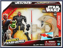 Sith Speeder & Darth Maul from Star Wars - Hero Mashers - Vehicles manufactured by Hasbro [Front]