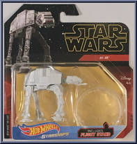 AT-AT from Star Wars - Hot Wheels Starships - Yellow Outlined Letters manufactured by Mattel [Front]