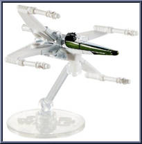 Concept X-Wing Fighter from Star Wars - Hot Wheels Starships - Concept Series manufactured by Mattel [Loose]