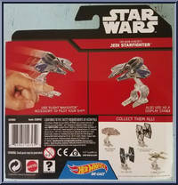 Obi-Wan Kenobi's Jedi Starfighter from Star Wars - Hot Wheels Starships - Black Card / White Letters manufactured by Mattel [Back]
