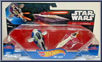 Jango Fett's Slave I vs. Obi-Wan Kenobi's Jedi Starfighter Action Figure