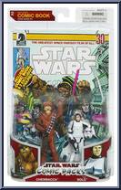 Chewbacca / Han Solo (Marvel) from Star Wars - Legacy Collection - Comic Packs - Red / White Packaging manufactured by Hasbro [Front]