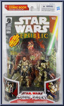 Clone Trooper / Clone Commander (Republic) from Star Wars - Legacy Collection - Comic Packs - Red / White Packaging manufactured by Hasbro [Front]